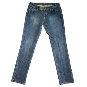 Bitten Sarah Jessica Parker Blue Skinny Jeans Size 10R Stretch Denim